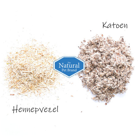 The Natural Pet Brand Cotton N Hemp Bodembedekking voor Knaagdieren & Konijnen!