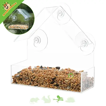 Trixie Soporte para comedero de ventana para pájaros al aire libre