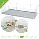 Trixie Indoor C&C Auslauf 140 cm als modularer Meerschweinchenkäfig