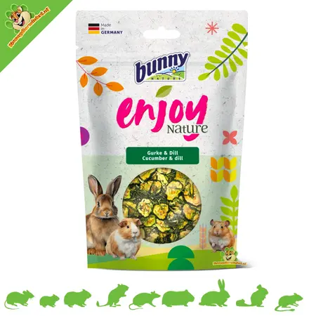 Bunny Nature Genießen Sie Naturgurke und Dill