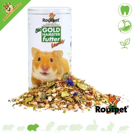 Rodipet Organiczna karma dla chomików Golden Hamster, 500 gramów