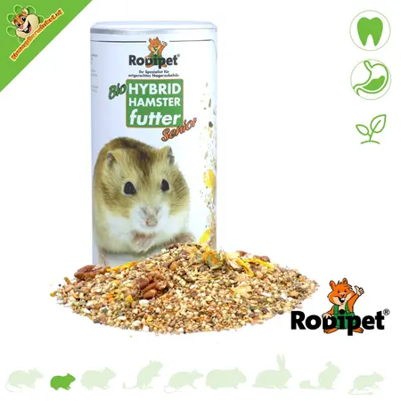 Rodipet Bio Hybride Dwerghamstervoer Senior 500 gram