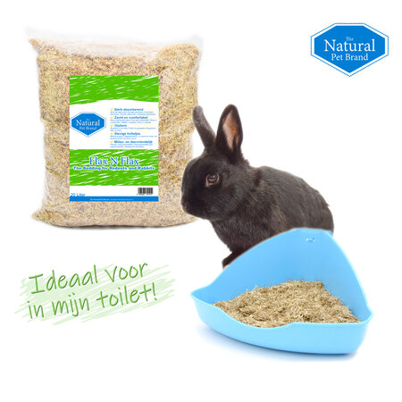 The Natural Pet Brand Flax Bedding for Rodents & Rabbits!