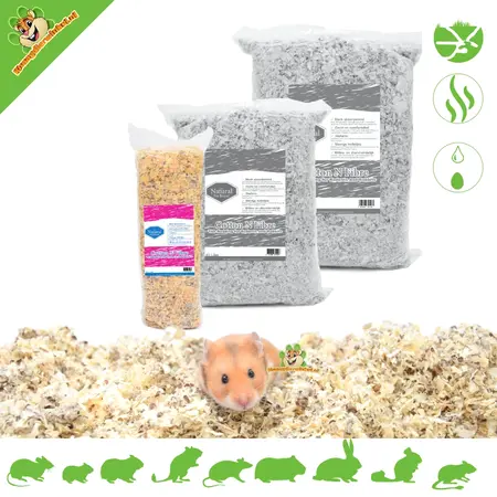 The Natural Pet Brand Ropa de cama de algodón y fibra