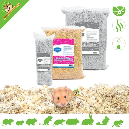 The Natural Pet Brand Literie en coton et fibres