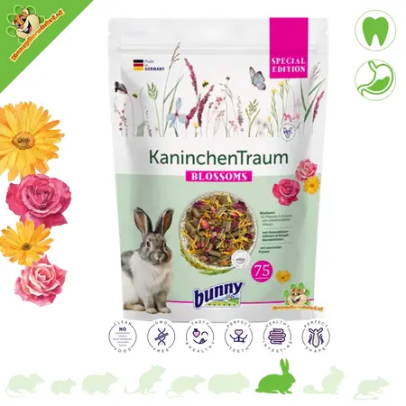 Bunny Nature Comida para conejos RabbitDream Flowers