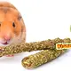 Bois à mâcher noisette avec trèfle et feuille de fraisier