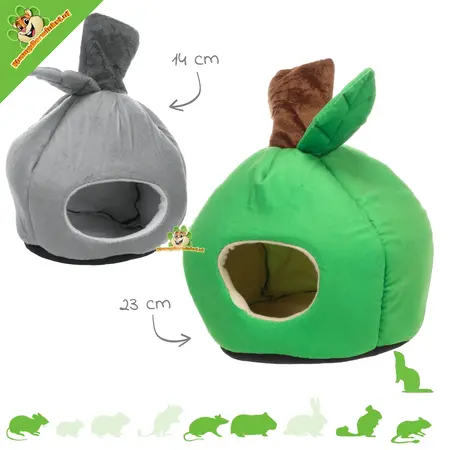 Plüsch-Nagetierschlafsack Apfelgrün