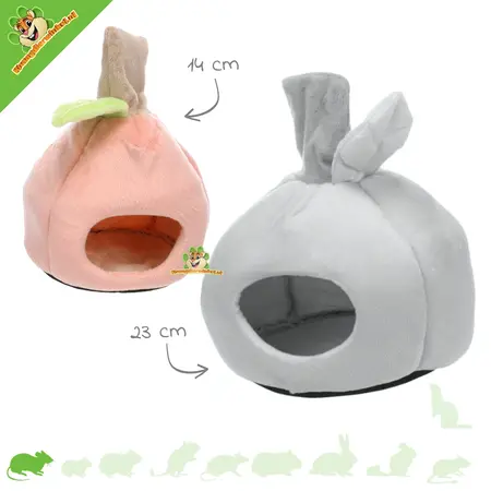 Gigoteuse Peluche Rongeur Rose Pomme