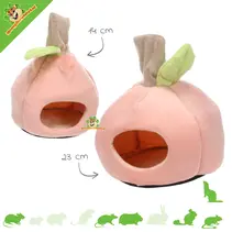 Plüsch-Nagetier-Schlafsack, Apfelrosa