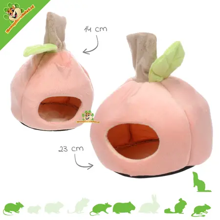 Plüsch-Nagetierschlafsack Apfelrosa