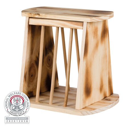 Trixie Hay rack flamed with lid 25 cm