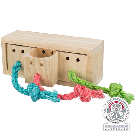 Trixie  Snack Blokken foerageer Spel voor Knaagdieren & Fretten!