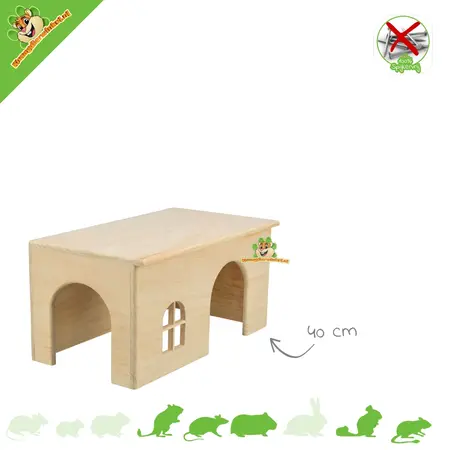 Trixie Nail-free Wooden Block House Blank
