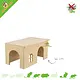 Trixie Unpainted Wooden Log House in 3 Sizes