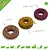 Nager-Hafergras-Donuts, 3 Stück