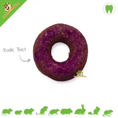 Donuts à l'avoine et à l'herbe pour rongeurs 3 pièces