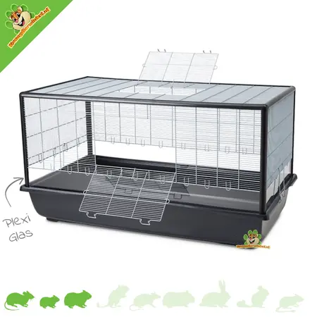 Savic Savic Aura 120 Plexiglas-Hamsterkäfig – Geräumiger 120 cm Käfig für Hamster