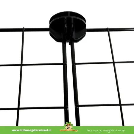 C&C® Cages Jaula cúbica de alambre 4x2 - 145 x 75 cm + altillo 2x1 Jaula expandible para cobayas