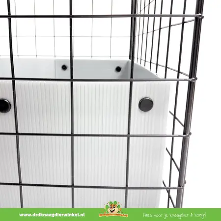 C&C® Cages Jaula cúbica de alambre 4x2 - 145 x 75 cm + altillo 2x1 Jaula expandible para cobayas
