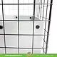 C&C® Cages Jaula cúbica de alambre 4x2 - 145 x 75 cm + altillo 2x1 Jaula expandible para cobayas