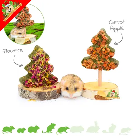 Mr Crumble Árbol de Navidad Nibble sin cereales 9 cm
