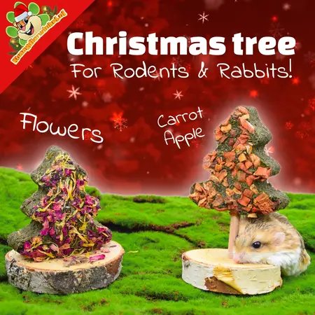 Getreidefreier Knabber-Weihnachtsbaum 9 cm