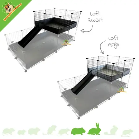 C&C® Cages Grenier 2x2