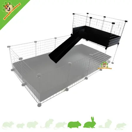 C&C® Cages C&C Loft 2x1 do klatki Wire Cube