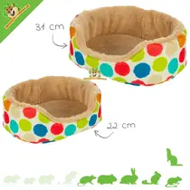 Cesta de peluche para roedores Fizi