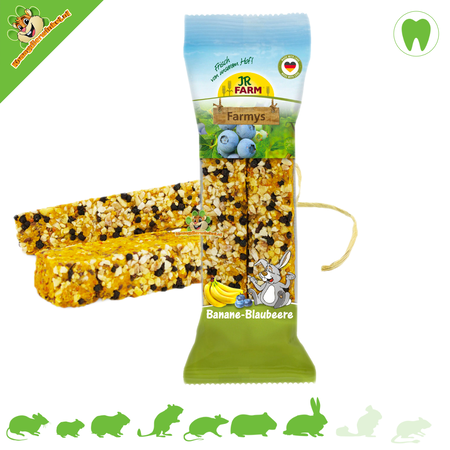 JR Farm Farmys Bâtonnets de banane et de myrtille