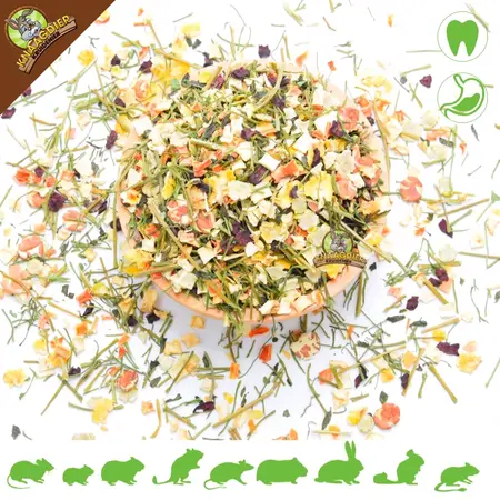Knaagdier Kruidenier Mezcla de verduras de lujo