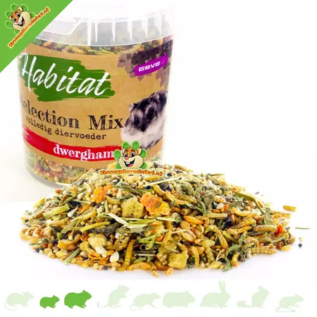 Esve Habitat Hamster & Dwarf Hamster Food 450 gram Natural Dwarf Hamster Food