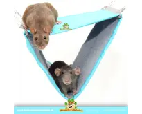 2-lagige Hängematte 30 cm für Ratten, Mäuse und Frettchen