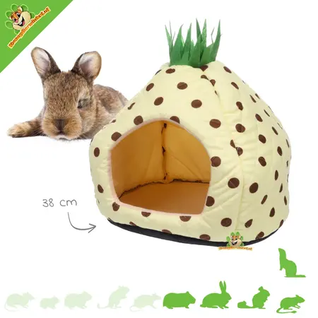 Sac de couchage en peluche pour rongeur Ananas