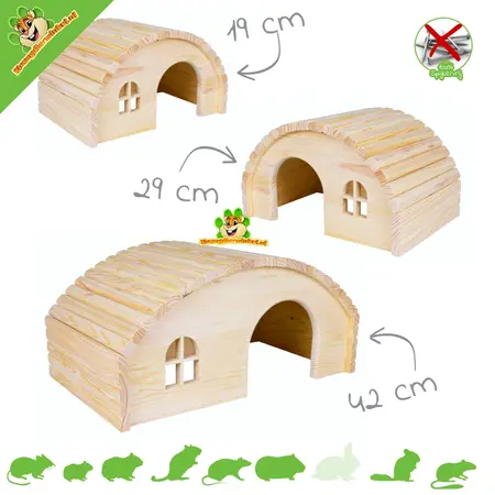 Trixie White Wooden Igloo House for Rodents