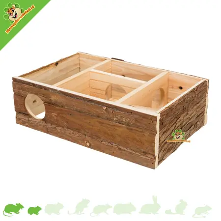 Trixie Multi-chamber House Leif 35 cm for Mice, Dwarf Hamsters and Gerbils