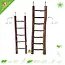 Escalera natural de madera para pequeños roedores y aves