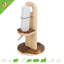 Drewniany uchwyt na butelkę do picia Natural Living 30 cm