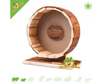 Forest Wooden Running Wheel 23 cm for mice and dwarf hamsters