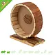 Wald-Laufrad aus Holz, 23 cm, für Mäuse und Zwerghamster