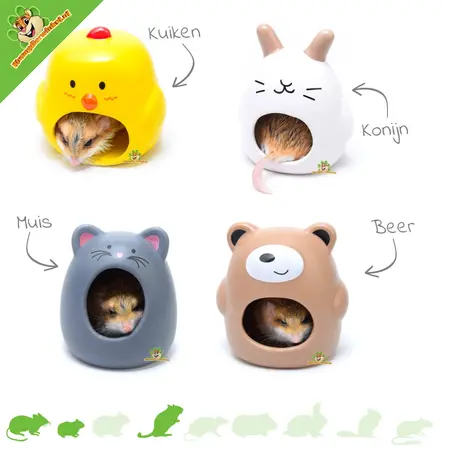 Kamień do kąpieli Critter Bath House 12 cm dla myszy, chomików karłowatych i myszoskoczków