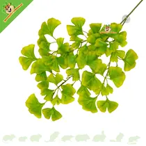 Hängende Kunstpflanze Ginkgo Grün 63 cm