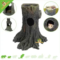 Maison en tronc d'arbre Hamsterscape 25 cm