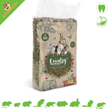 Witte Molen Foin de fleurs de campagne, fleurs de rose, 500 grammes