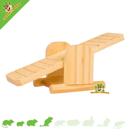 Drewniana broń huśtawka 20 cm