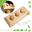 Wooden Foraging Puzzle Game Flip Up 18 cm for Rodents