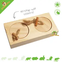 Jeu de puzzle en bois à chercher des plantes, rotatif, 12 cm