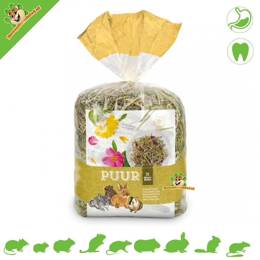 Witte Molen Flores de heno de pradera PURE 500 gramos