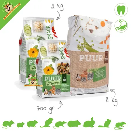 Witte Molen PUUR Przekąska Muesli Pause dla gryzoni i królików